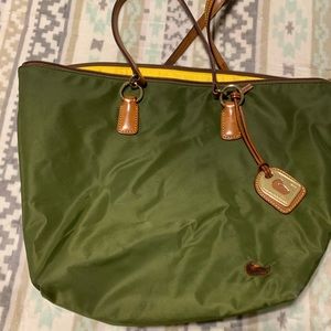 Dooney & Bourke olive green tote